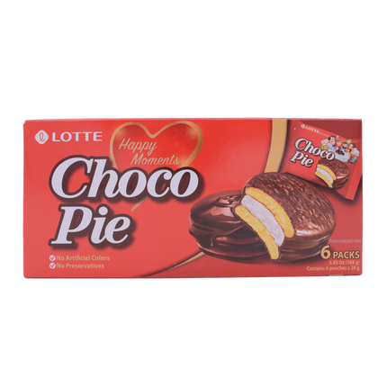 Lotte Choco Pie 168G(6pk) - Longdan Online Supermarket