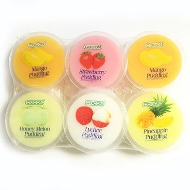 Cocon Nata De Coco Pudding - Assort (6x80g) - Longdan Online Supermarket