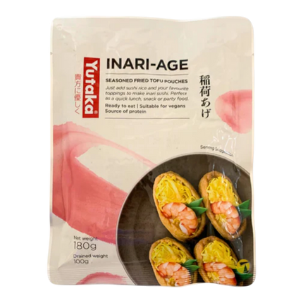 Yutaka Inari Sushi Pocket - Seasoned Soybean Curd 180g (Case 12)