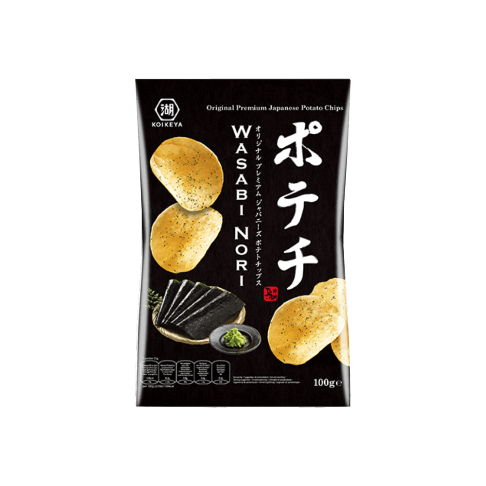 KOIKEYA Potato Crisps Wasabi Nori 100g - Longdan Official