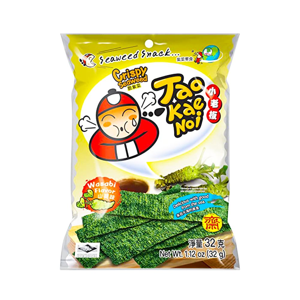 TAOKAENOI Crispy Seaweed - Wasabi 36g - Longdan Official