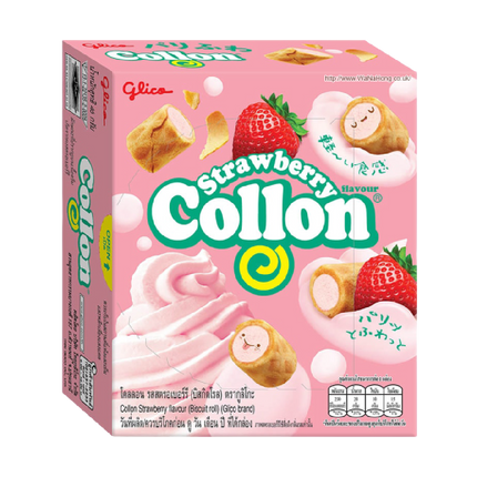 GLICO COLLON Biscuit - Strawberry 46g (Case 120)