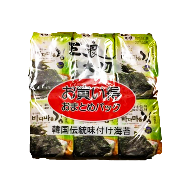 EDO Pack Seasoned Seaweed Laver (12pcs) 48g - Longdan Official