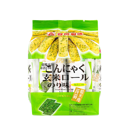 PEI TIEN - Konjac Brown Rice Roll - Seaweed 160g - Longdan Official