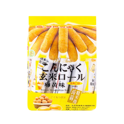 PEI TIEN Konjac Brown Rice Roll - Egg Yolk 160g - Longdan Official