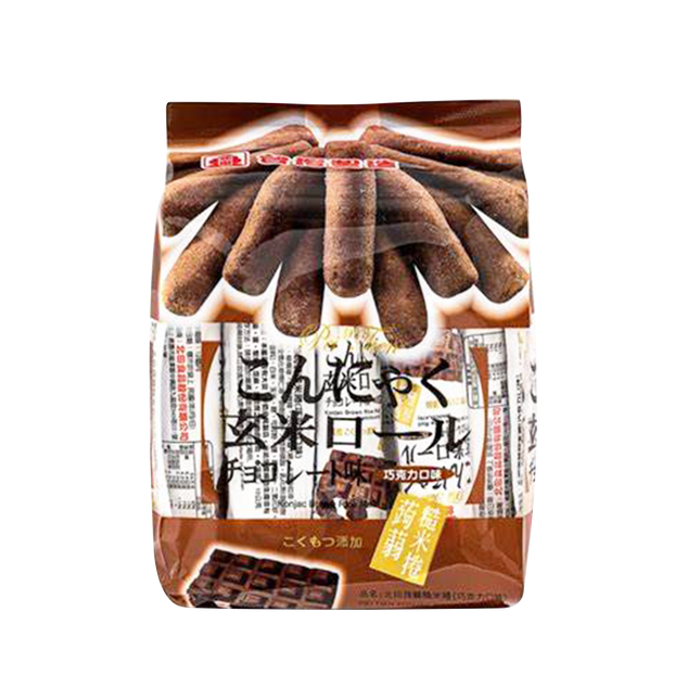 PEI TIEN - Konjac Brown Rice Roll - Chocolate 160g - Longdan Official