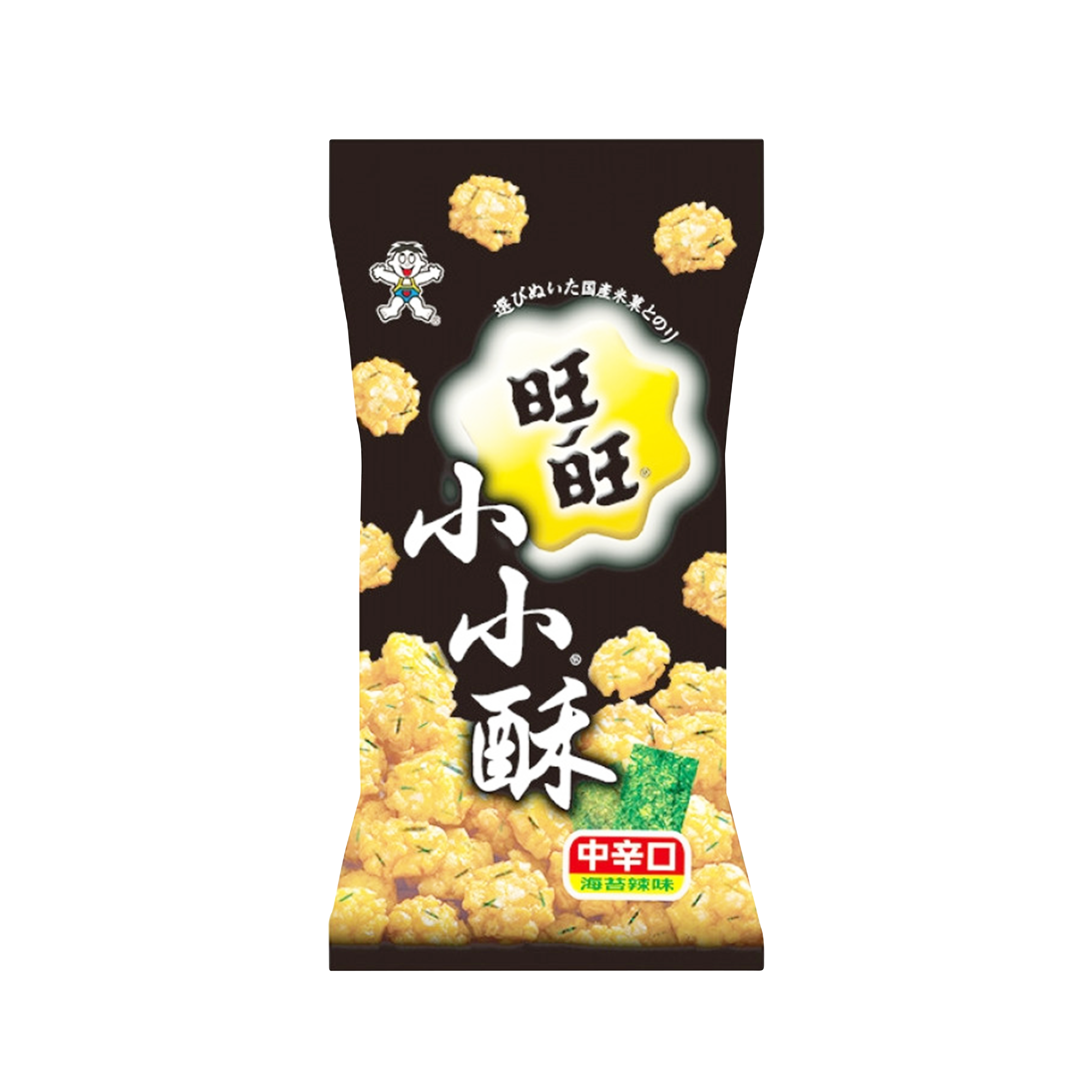 WANT WANT Mini Rijst Crackers - Seaweed 60g (Case 20)
