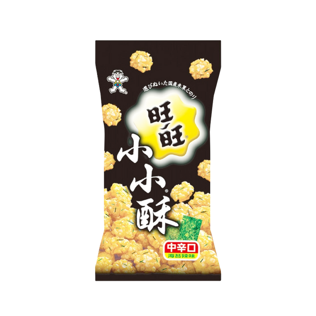 WANT WANT Mini Rijst Crackers - Seaweed 60g (Case 20)