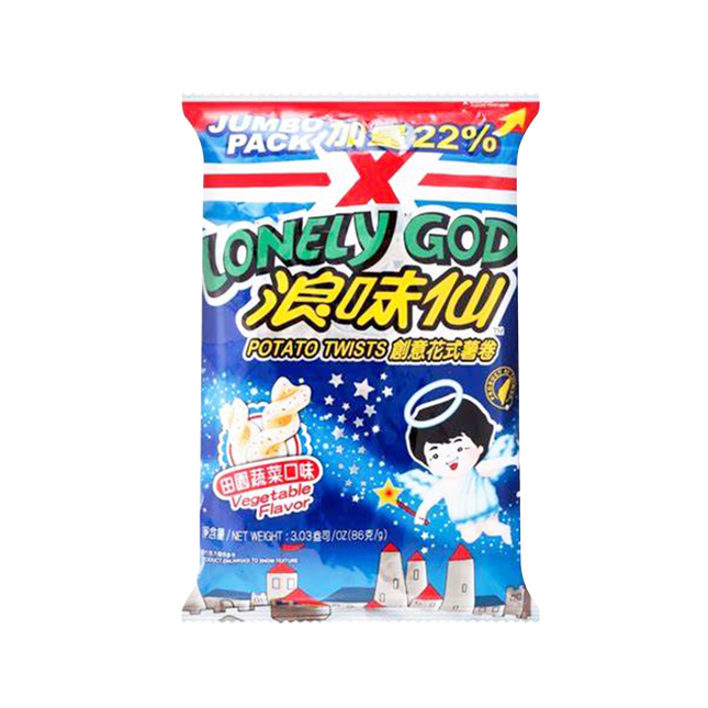 WANT WANT Potato Twist - Vegetable Flavour 86g - Longdan Official