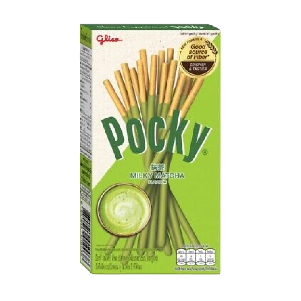 GLICO POCKY Sticks - Milky Matcha 35g (Case 120)