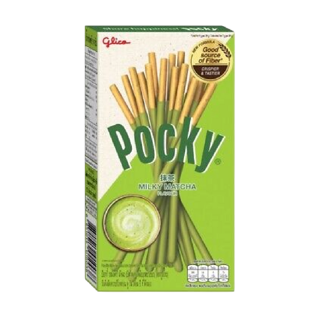 GLICO POCKY Sticks - Milky Matcha 35g (Case 120)