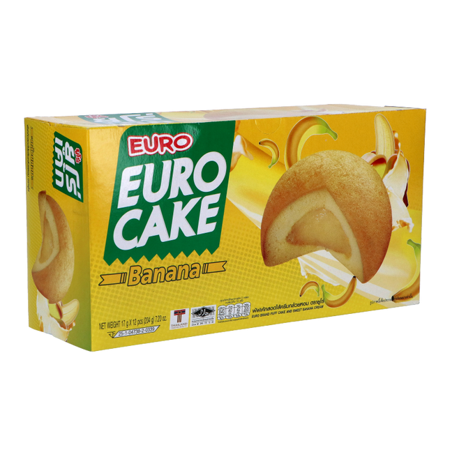 Euro Brand Th Banana Cake 6x24g - Longdan Official Online Store