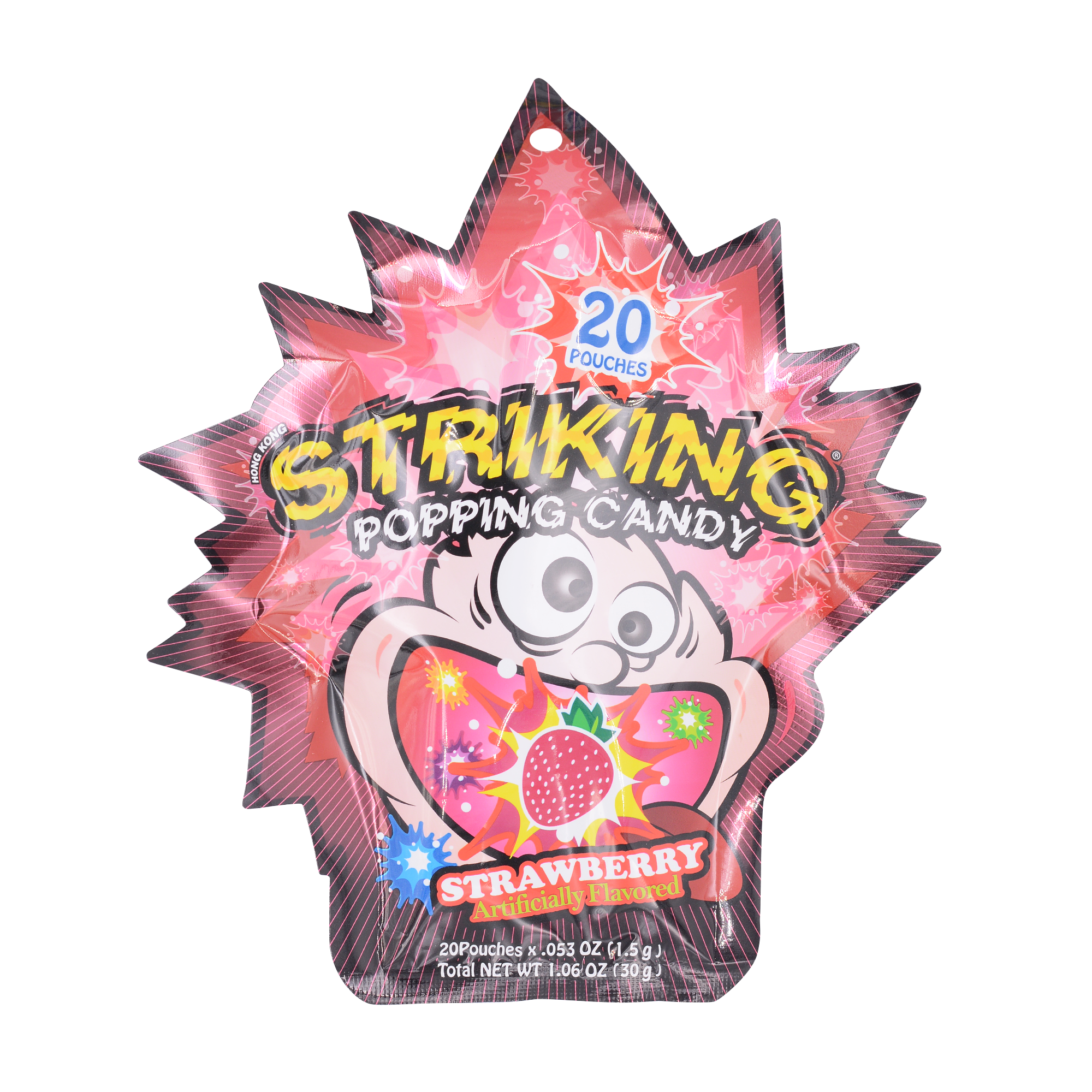Yu Hin Popping Candy Strawberry Flavor 30g - Longdan Online Supermarket