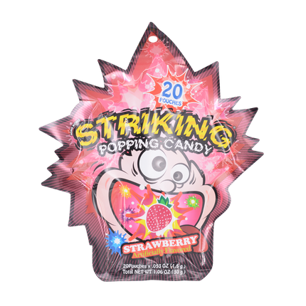 Yu Hin Popping Candy Strawberry Flavor 30g - Longdan Online Supermarket