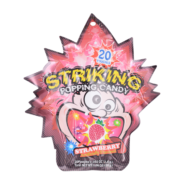 Yu Hin Popping Candy Strawberry Flavor 30g - Longdan Online Supermarket