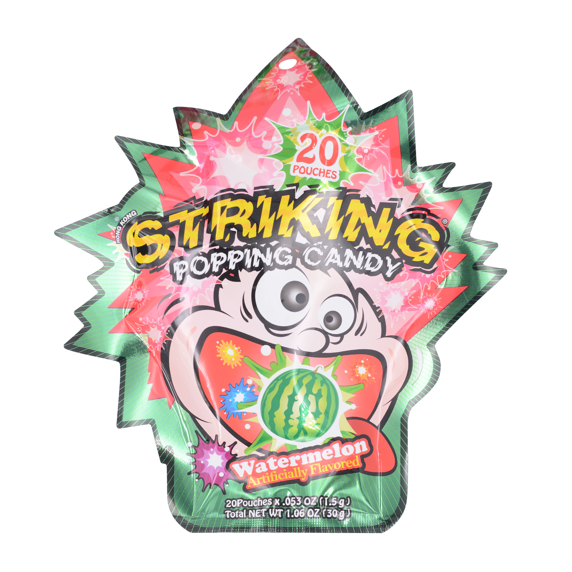 Yu Hin Shocking Popping Candy Watermelon Flavor 30g - Longdan Online Supermarket