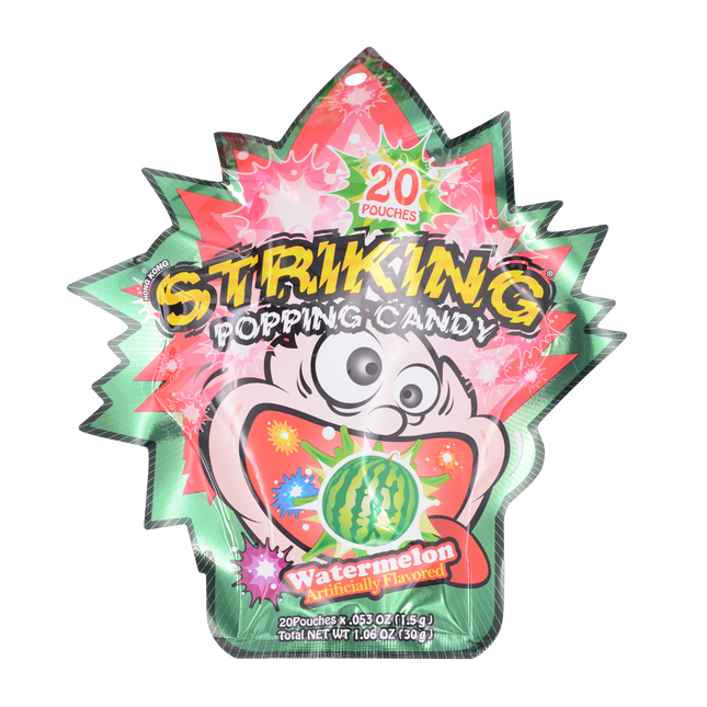 Yu Hin Shocking Popping Candy Watermelon Flavor 30g - Longdan Online Supermarket