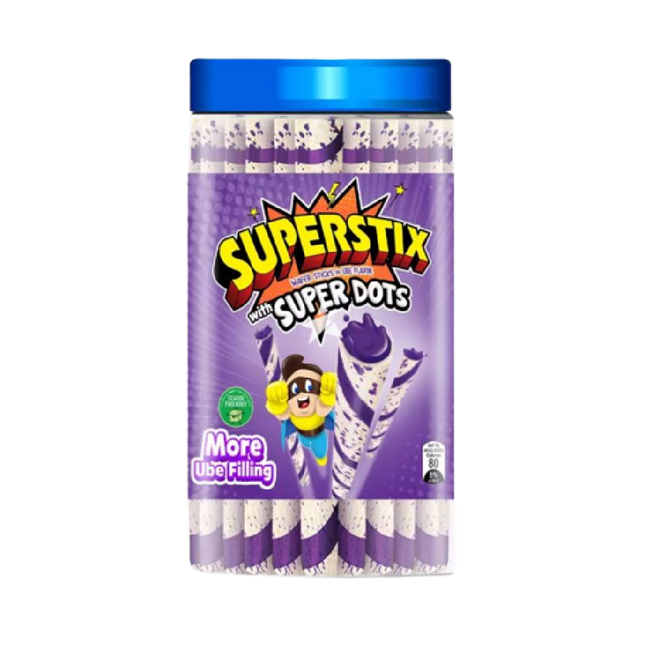 SUPER STIX Biscuit Stick Ube Flavour 324g - Longdan Official