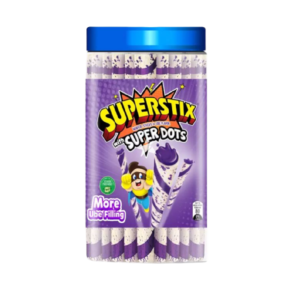 SUPER STIX Biscuit Stick Ube Flavour 324g - Longdan Official