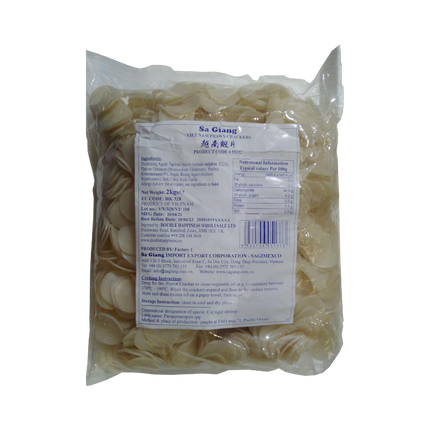 SA GIANG Prawn Crackers 2kg (Case 6)