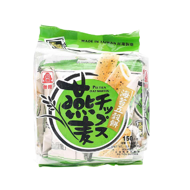 PEI TIEN - Oatcake - Seaweed 150g - Longdan Official