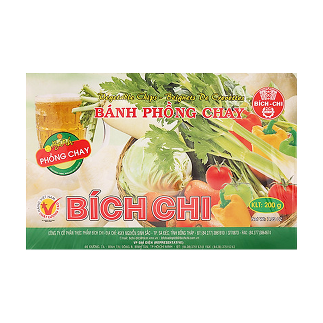 Bich Chi Vegetarian Prawn Cracker 200g - Longdan Online Supermarket