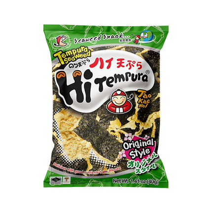 TAOKAENOI Hi-Tempura Crisp Seaweed - Original 40g - Longdan Official