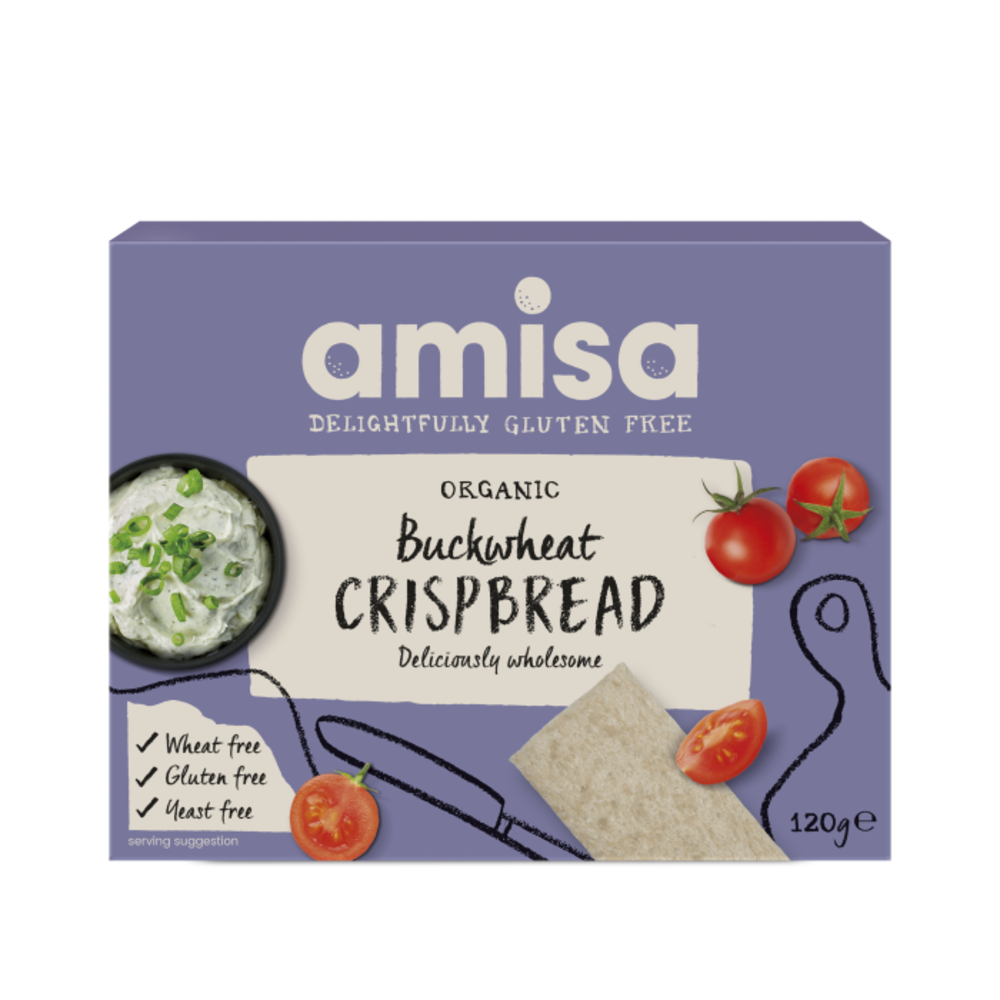 AMISA ORG Buckwheat Crispbread 120g - Longdan Online Supermarket