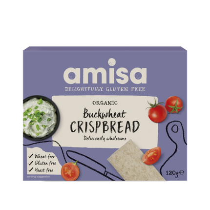 AMISA ORG Buckwheat Crispbread 120g - Longdan Online Supermarket