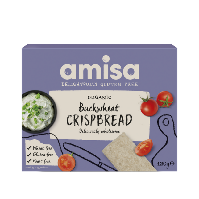 AMISA ORG Buckwheat Crispbread 120g - Longdan Online Supermarket