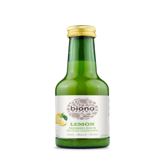 BIONA Organic Lemon Juice 200ml - Longdan Online Supermarket