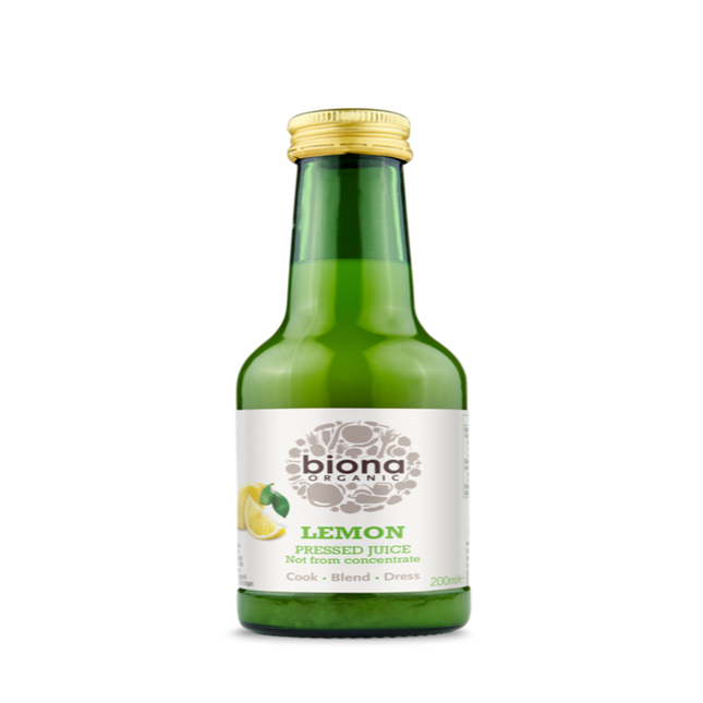 BIONA Organic Lemon Juice 200ml - Longdan Online Supermarket