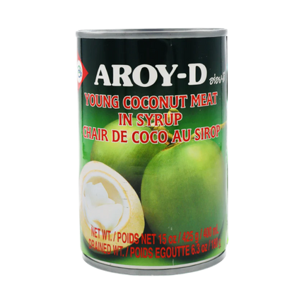 AROY-D Coconut Meat In Syrup 425g (Case 24)