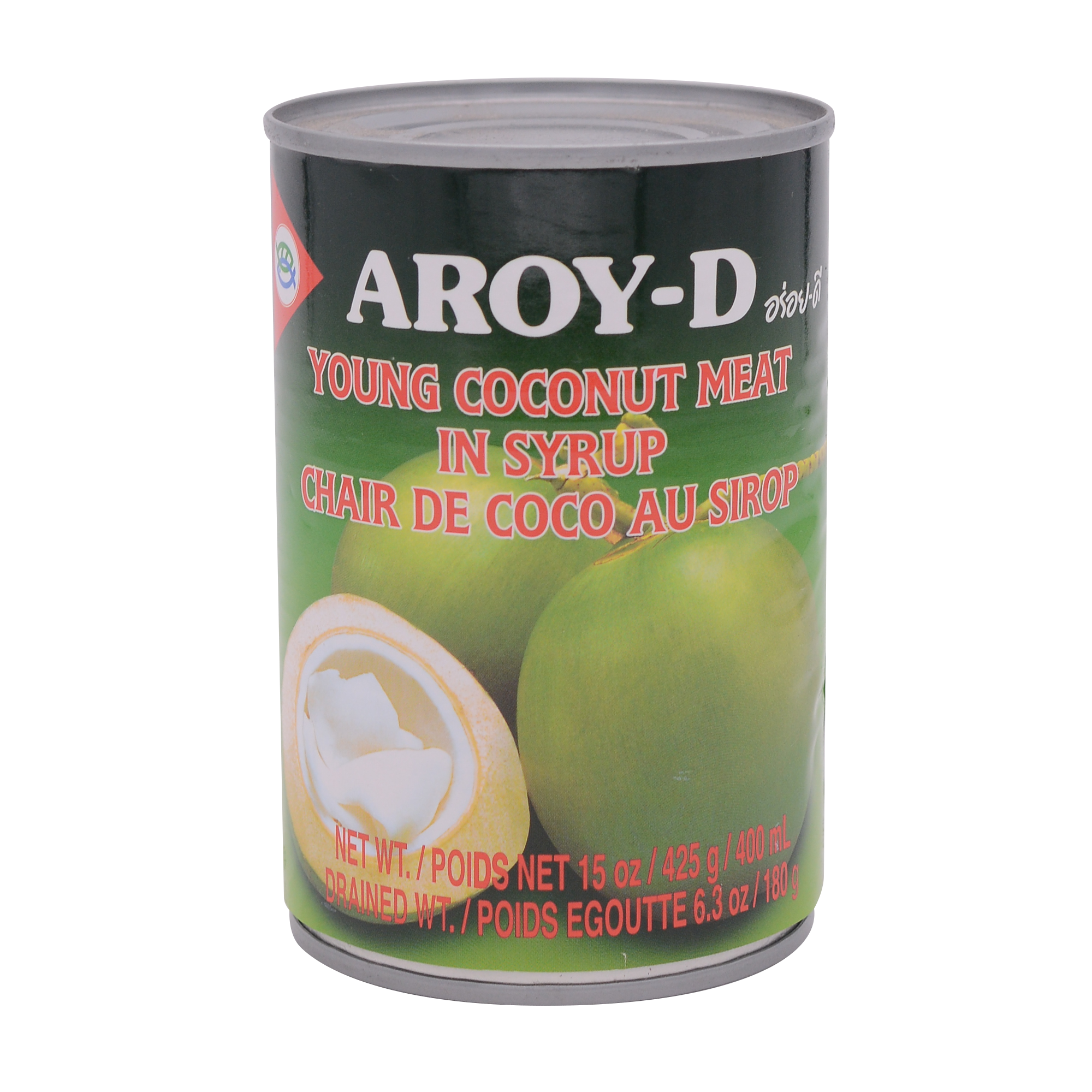 Aroy-D Coconut Meat In Syrup 425ml (Case 24) – Longdan Wholesale