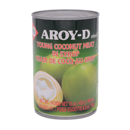Aroy-D Coconut Meat In Syrup 425ml - Longdan Online Supermarket