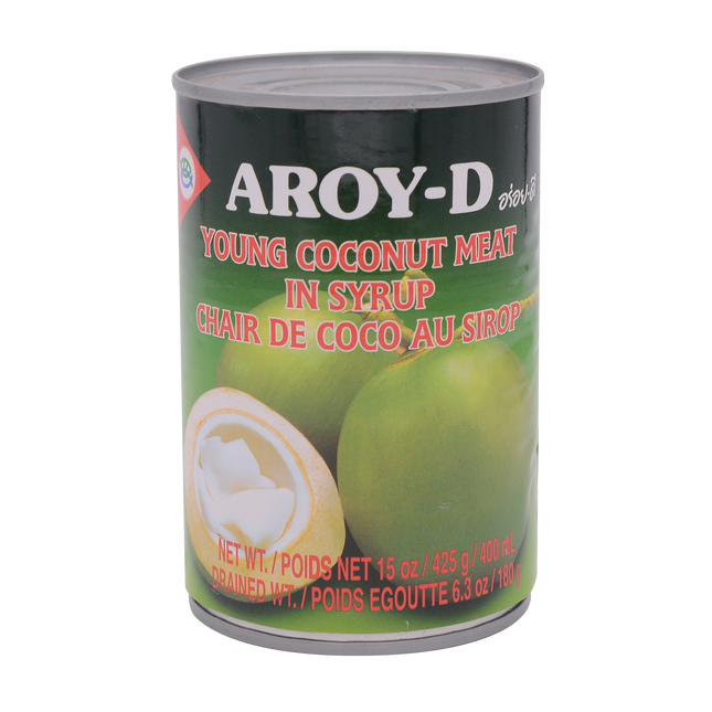 Aroy-D Coconut Meat In Syrup 425ml - Longdan Online Supermarket