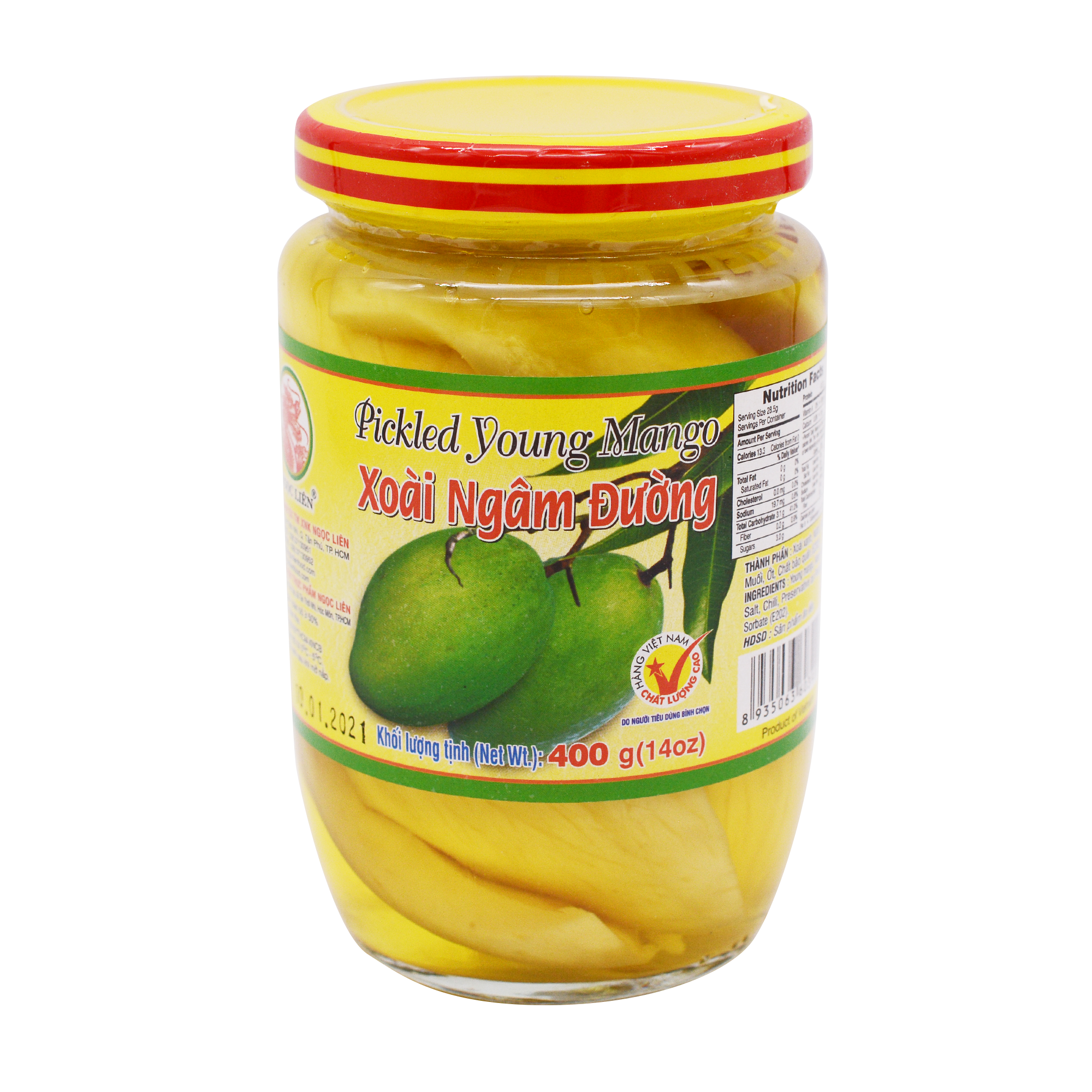 Ngoc Lien Pickled Mango 400g - Longdan Online Supermarket