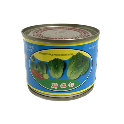PIGEON Canned Fermented Mustard Green With Chilli 140g (Case 48)
