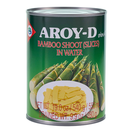 AROY-D Barmboo Shoot Sliced In Water 540g (Case 24)