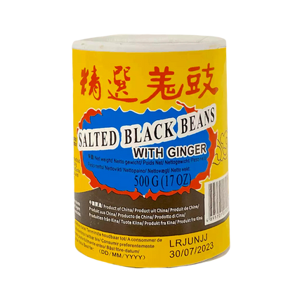 GOLDEN LILY Salted Black Bean with Ginger 500g - Longdan Official