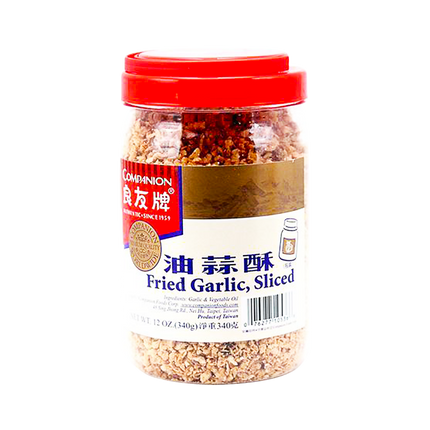 COMPANION Fried Garlic, Sliced 340g (Case 30)