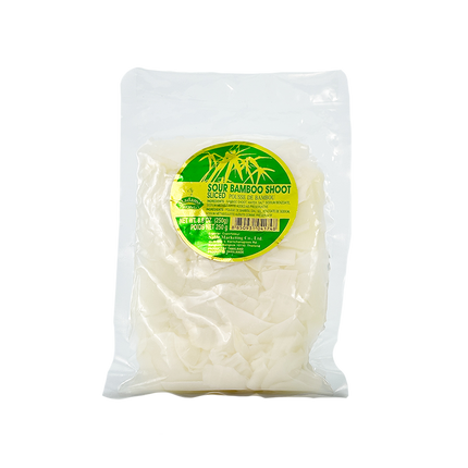 MADAME WONG Sour Bamboo Shoot Sliced 250g (Case 36)