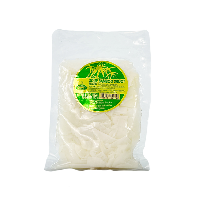 MADAME WONG Sour Bamboo Shoot Sliced 250g (Case 36)