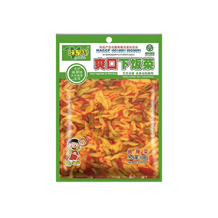 WEIJUTE Tasty Vegetable Go with Meal 138g (Case 40)