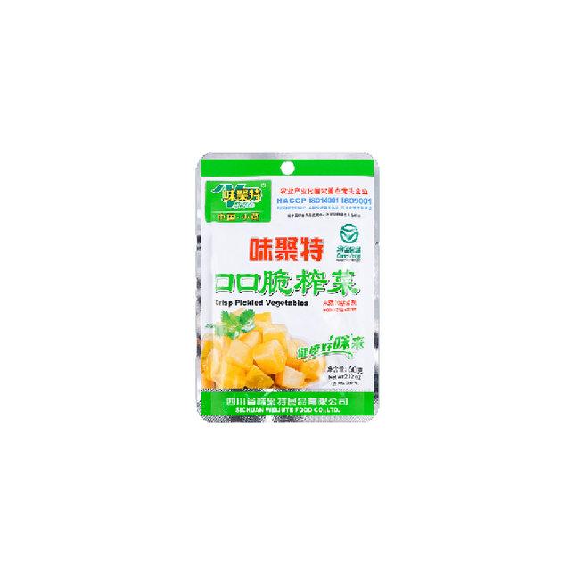 WEIJUTE Crisp Pickled Vegetables 80G (Case 50)
