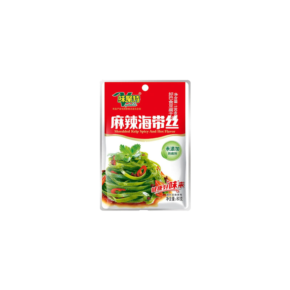 WEIJUTE Shredded Kelp Spicy And Hot 80g - Longdan Official