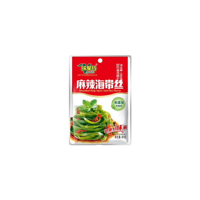 WEIJUTE Shredded Kelp Spicy And Hot 80g - Longdan Official