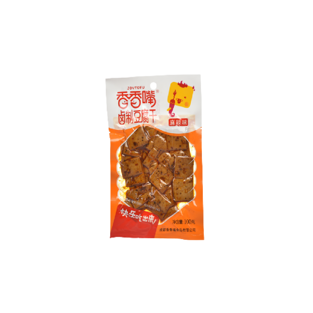 Joytofu Dried Beancurd Hot & Spicy 100g (Case 50)