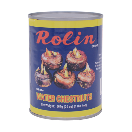 Rolin Whole Water Chestnuts 567g - Longdan Online Supermarket