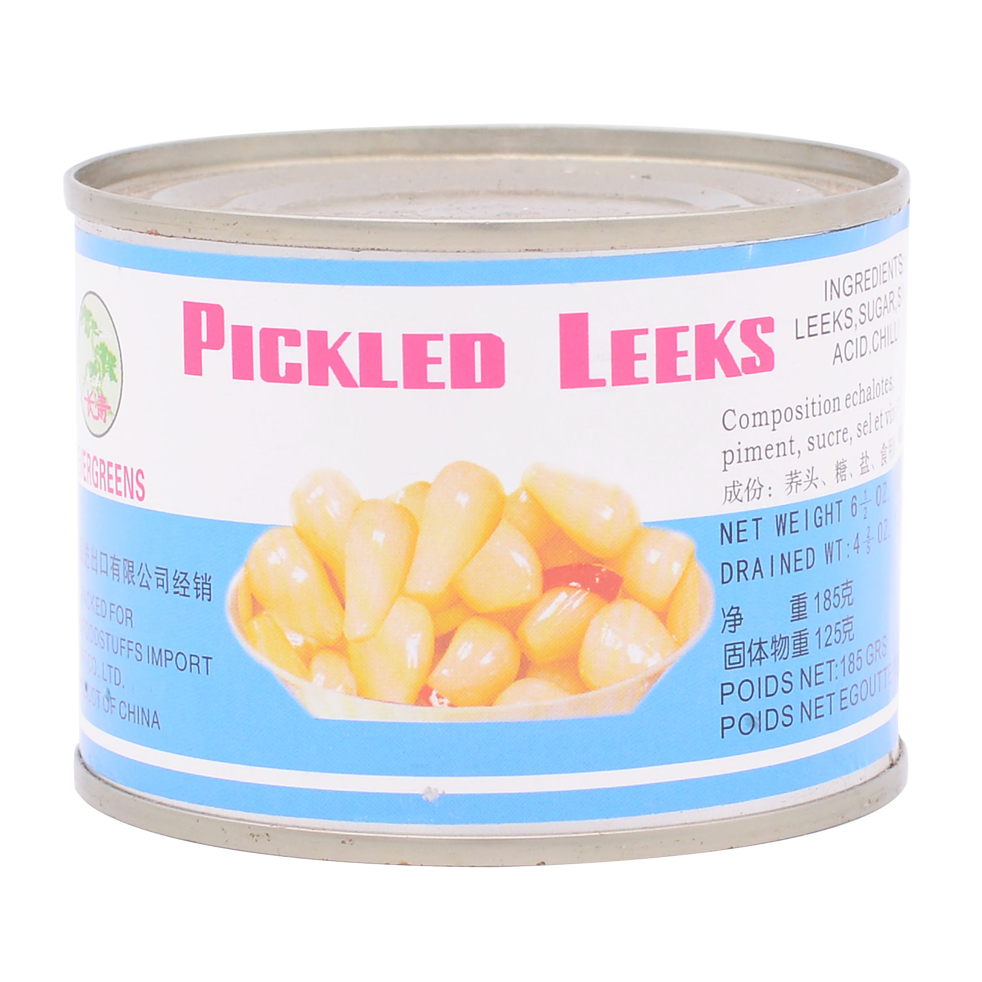 Evergreen Pickled Leeks 185g - Longdan Online Supermarket